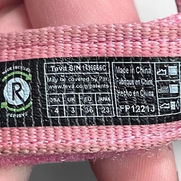 Teva Pink, yellow & blue sandals - Picture 7 of 8